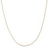 10K YELLOW GOLD BOX 050 GAUGE 26" CHAIN NECKLACE (AVAILABLE IN LENGTHS 7" - 30")