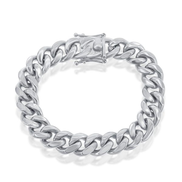 Stainless Steel 14mm Miami Cuban Link Bracelet
