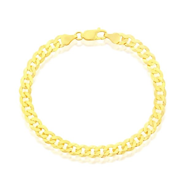 Sterling Silver 6mm Cuban Chain - Gold Plated