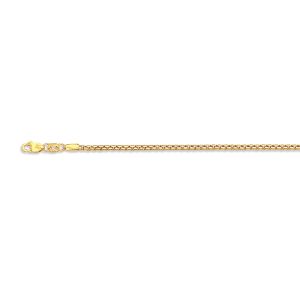 10K 2MM YELLOW GOLD VENETIAN BOX 30" CHAIN NECKLACE (AVAILABLE IN LENGTHS 7" - 30")