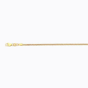 10K 1.5MM YELLOW GOLD VENETIAN BOX 7.5" CHAIN BRACELET (AVAILABLE IN LENGTHS 7" - 30")